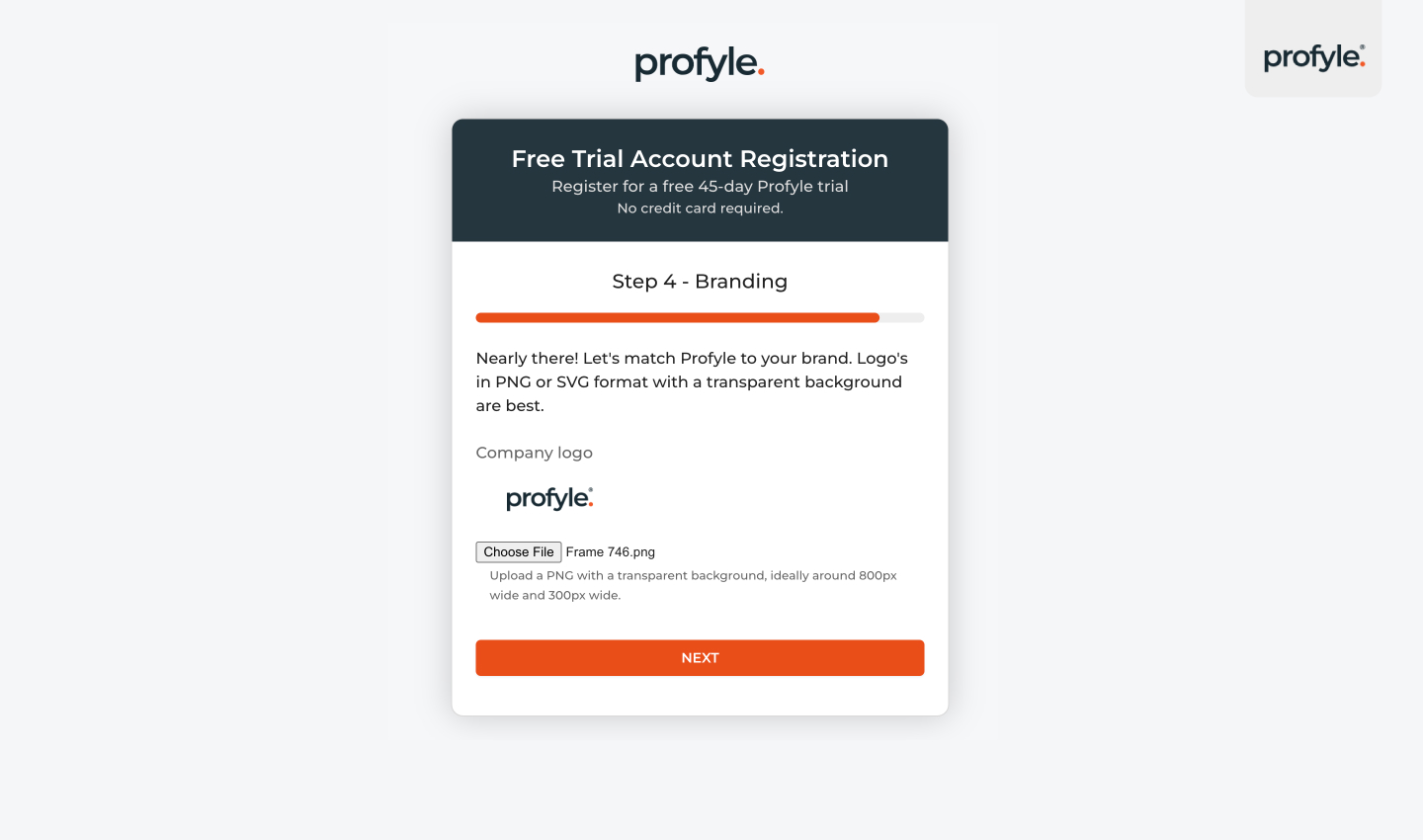 How to add a logo to your digital business card in Profyle